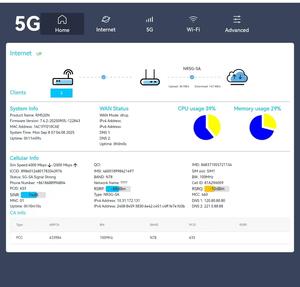 LSUN MF5400 Dual Sim Card 5G LTE Router cellulare Wi-fi6 5G Gateway <span class=keywords><strong>Modem</strong></span> SA NSA CPE Router 4G LTE Cat19 Wireless per interni CPE - Product Image 2