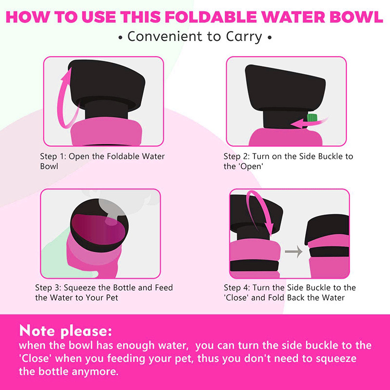 สีชมพู 520ML