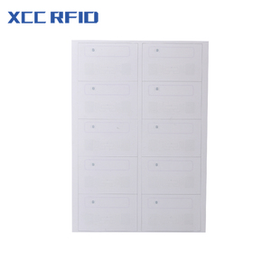 Yüksek kalite 5*5 veya 3*7 veya 4*8 PVC levha yüksek frekans 13.56mhz rfid çip kartı prelam levha kakma - Product Image 4