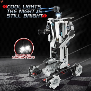 4-in-1 DIY Electric RC Robot &amp; Stunt Car Set STEM-Based <strong>Programming</strong> Building Blocks Educational and Construction Toy - Product Image 5