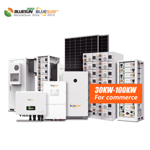 スマートソーラーパワーシステム50kw 50kwa 100kwハイブリッドオフ商用ソーラーパワーシステム20kw 30kw简単インストール