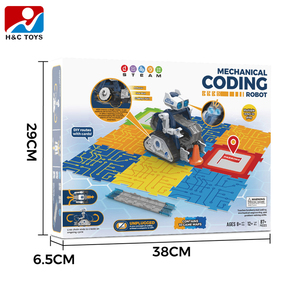 Intelligentes DIY-Roboter-Chassis-Spielzeug für Kinder Montieren Sie elektronisches Roboter-pädagogisches mechanisches Programmier spielzeug im Cartoon-Stil - Product Image 6
