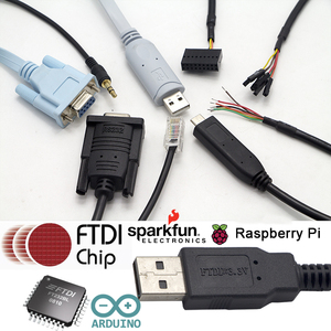 Circuiti integrati FTDI 5v cavo seriale seriale da usb 2.0 a uart ttl con programmazione a filo aperto convertitore ft232rl a arduino