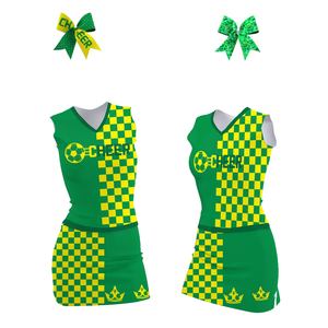 All Star Cheer rekabet üniforma paketi kırmızı ve siyah Varsity amigo formaları - Product Image 3