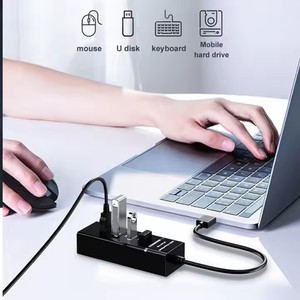 厂家直销4端口USB3.0扩展坞适配器多端口电脑USB充电集线器 - Product Image 4