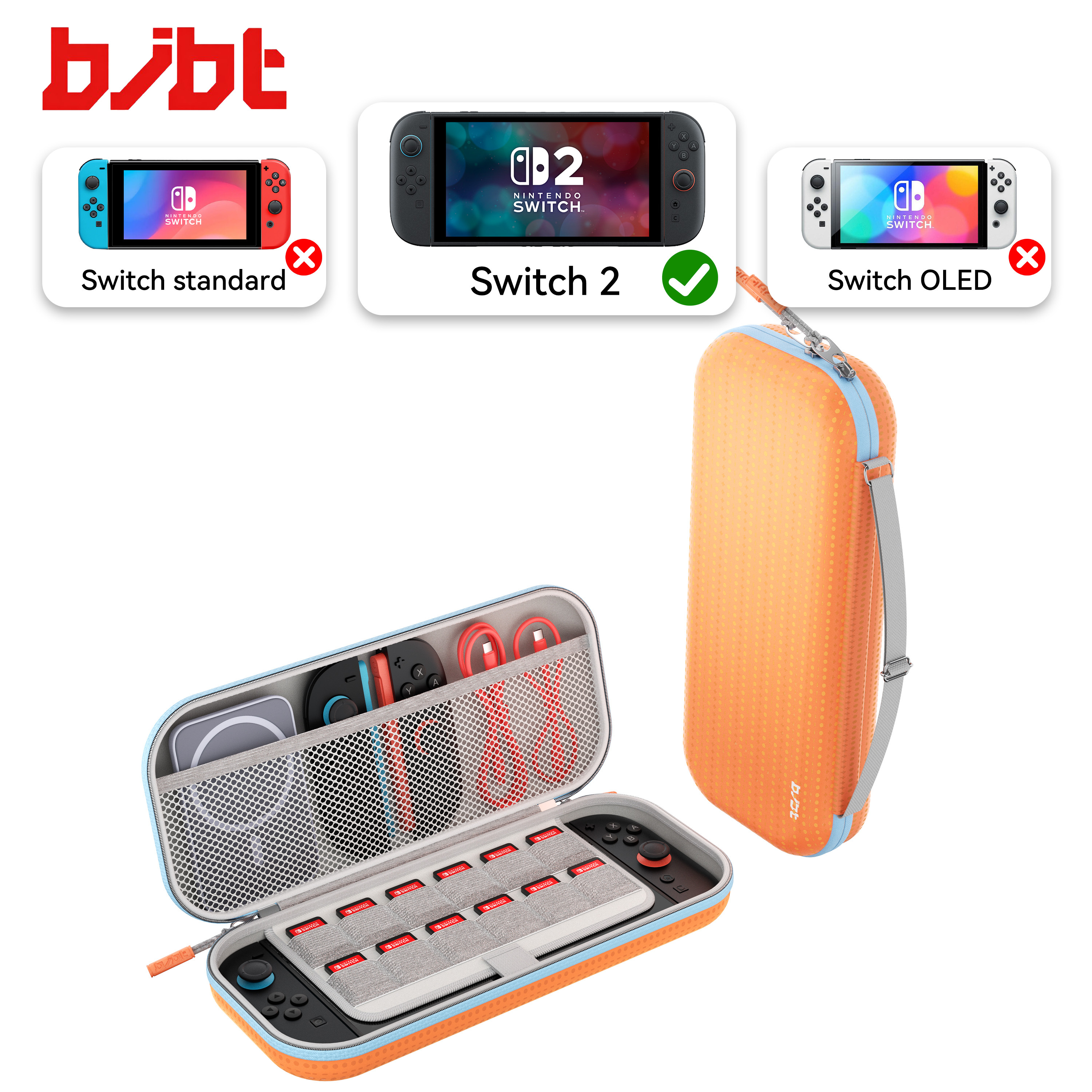 O+O- Naranja para Switch 2