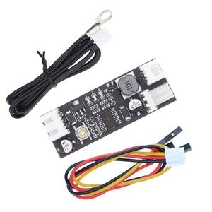 Single 12V 0.8A DC PWM 2-3 Wire Fan <strong>Temperature</strong> Control Speed Controller Chassis Computer Noiseor PC CPU Cooler Fan Alarm STK IC - Product Image 1