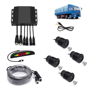 24V חובה אוניברסלי משאית נקודה עיוורת מערכת רכב מסחרי 4 pcs חניה חיישנים עם אזעקה עבור אוטובוס rv משאית - Product Image 1
