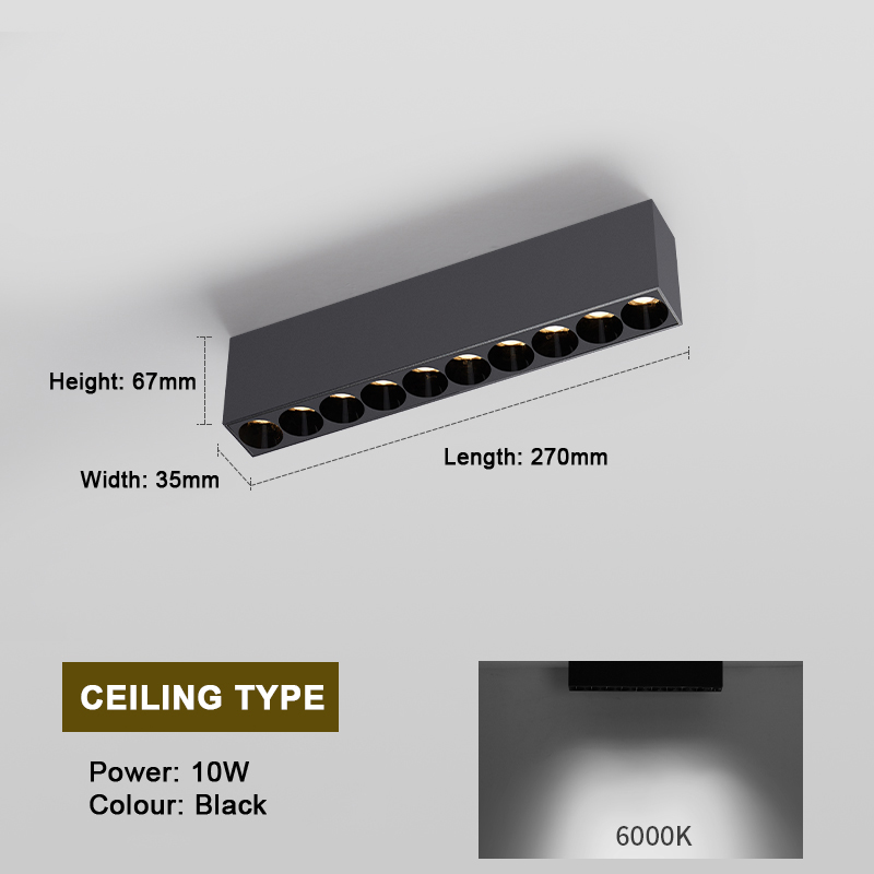 Black 10W 6000K (US 29.53)