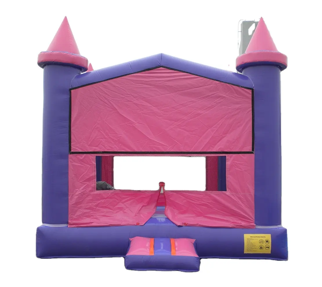 indoor bouncy castle inflatable with slide small kids jumping castle/ moon bounce inflatable used party jumpers with panel