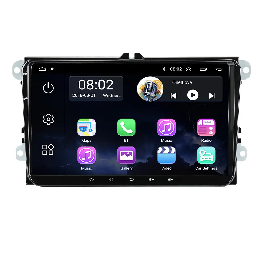 MEKEDE Android 11 4core Android Auto Video Für VW/POLO/PASSAT B6/Golf/TOURAN/SHARAN 2 32GB WIFI GPS BT Radio