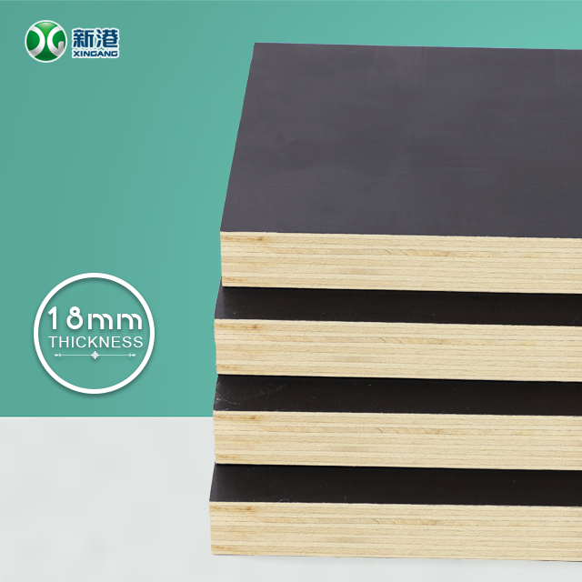 12mm 15mm 18mm brown film poplar core film faced plywood