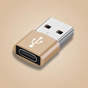 笔记本电脑用标准充电数据连接器USB至C型USB 3.1 C型母连接器转换器适配器 - Product Image 3