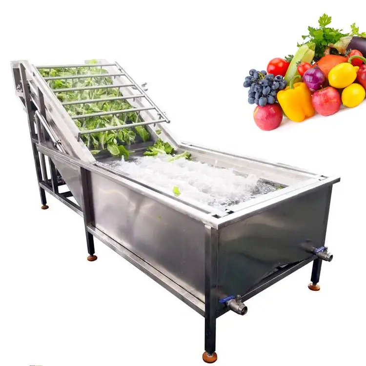 सब्जी धोने और सुखाने की मशीन तारीख पैकिंग और सफाई मशीन ओजोन फल और सब्जी वॉशर