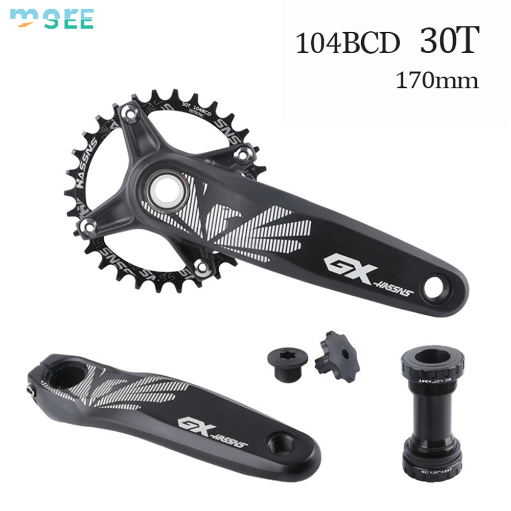 170mm black crank + bottom bracket + 30t