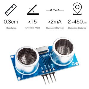 Ultraschallmodul HC-SR04 Fernfühler mit Montagehalterung mit Halter Ultraschall-Fernfühler zu verkaufen
