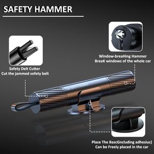 Çok fonksiyonlu emniyet çekiç cam kırıcı emniyet kemeri kesici keskin cam kırma ucu ile araç kaçış için acil kurtarma aracı - Product Image 4