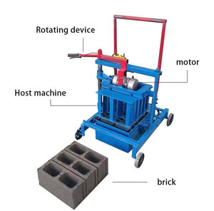 Precio de las máquinas de fabricación de bloques de hormigón de ladrillos a la venta y maquinaria de fabricación de bloques de cemento manual pequeña - Product Image 5
