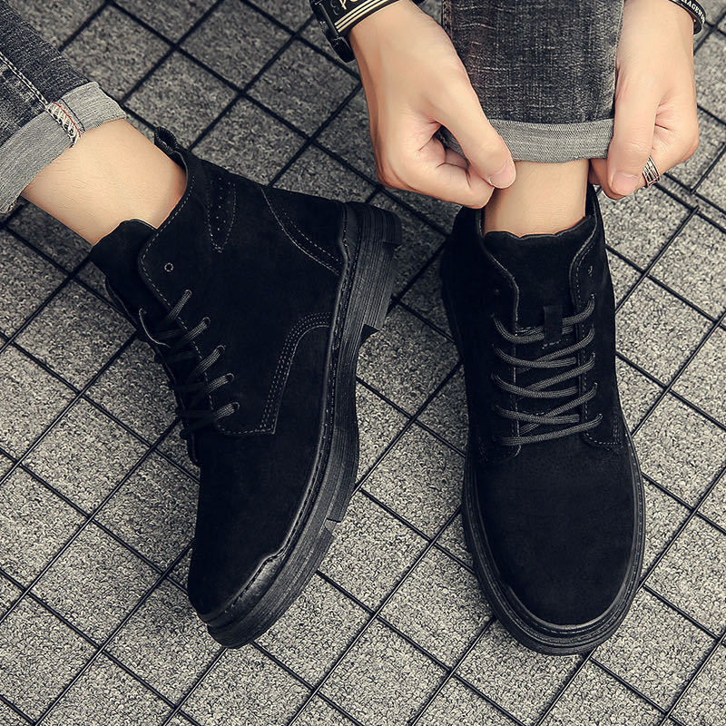 Scarpe di cotone nero