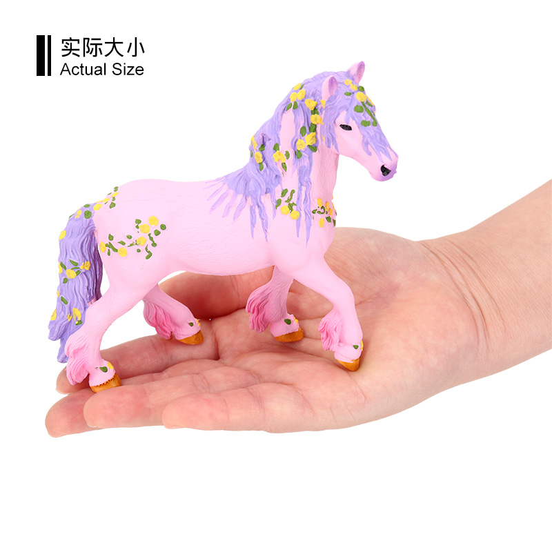 3235 Cheval Fleur Blanc
