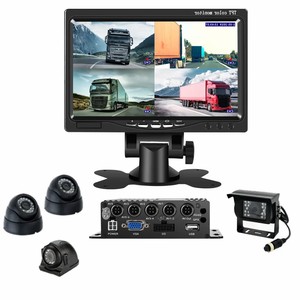 7 pulgadas 4G GPS Camión que rodea la vista de pájaro cámara de monitoreo de seguridad Vista trasera Cámara de respaldo y sistema de kit de monitor - Product Image 1