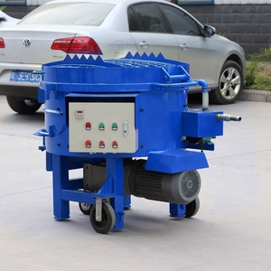 Electric Motor WRM100 <strong>Output</strong> 100kg Castable Mixing <strong>Machine</strong> Refractory Pan Mixer with Walking Wheel