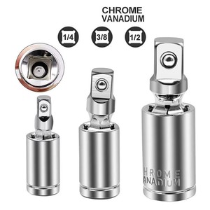 1/4&quot; 3/8&quot; 1/2&quot; Universal Joint Set 360&deg; Rotary Head Ratchet Angle Extension Bar <strong>Socket</strong> <strong>Adapter</strong> Bendable <strong>Adapter</strong> <strong>Socket</strong> Tools - Product Image 1