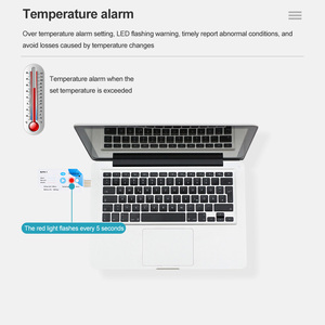 Registrador de datos de temperatura en tiempo Real, refrigerador, registrador de datos de temperatura con diente azul - Product Image 6