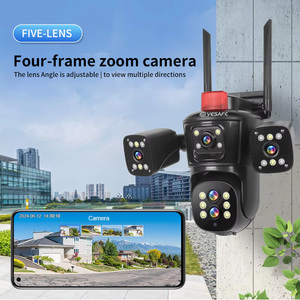 Vesafe <span class=keywords><strong>Camera</strong></span> an ninh IP Ngoài trời 4k năm ống kính bốn màn hình Zoom quang học 10x theo dõi chuyển động 360 độ của con người - Product Image 2