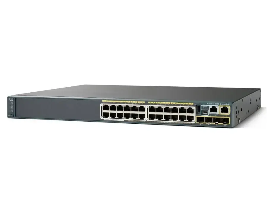 Conmutador de red Cisco Original, nuevo, serie 2960, rápido, conmutador Ethernet de 24 puertos