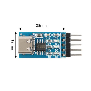 Tip-c tipi c USB USB-C TTL seri Port CH340N modülü CH340 DC 5V/3.3V yükseltme MCU indir fırça hattı - Product Image 1