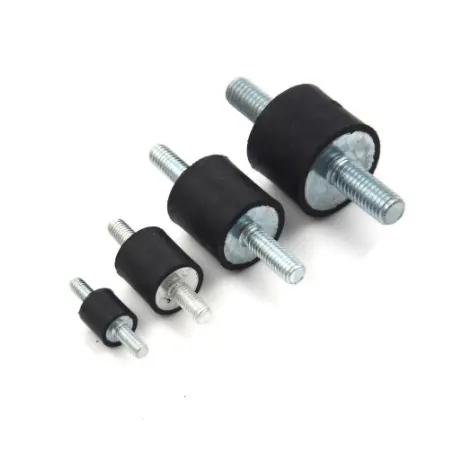 double threaded rubber mount anti-vibration shock absorbers