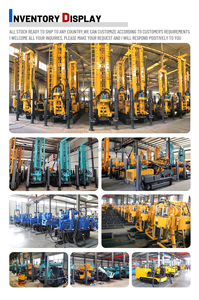 280m/300m pozo tipo oruga plataforma perforadora de agua de pozos de agua con compresor de aire - Product Image 4