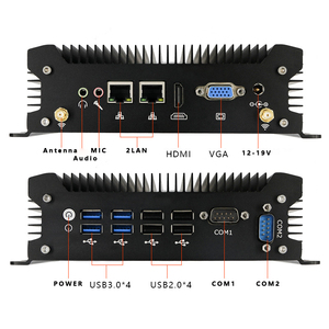 2 Lan Ethernet Intel I3 I5 I7 6th 7th 8th <strong>Compact</strong> Control Linux Ubuntu Micro Nano Fanless Mini P Server Industrial Pc Mini 8 Usb - Product Image 3