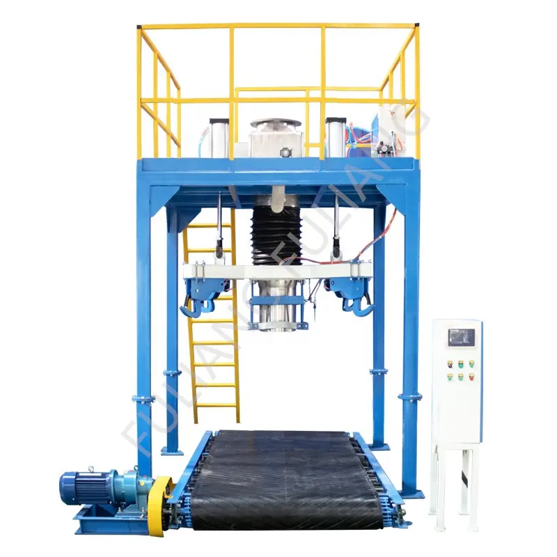 Machine à emballer automatique pour sachets jumbo, 2 pièces, pour le remplissage de poudre et de ciment, fer et phosphate, 500kg, 1000kg, 1500kg, 2000kg