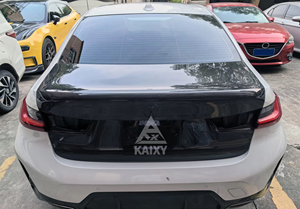 Oem סגנון יבש סיבי פחמן יבש אחורי מכסה עבור bmw g80 m3 g20 330i m340i <span class=keywords><strong>m</strong></span> ספורט סדאן