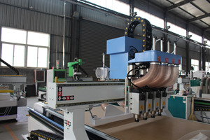 Enrutador CNC ATC husillo instalación horizontal pequeños enrutadores CNC 5 ejes ATC de la fábrica Jinan - Product Image 5