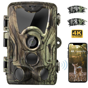 ล่าสัตว์4K 30MP เกมกับดักสัตว์ป่ากล้อง MMS Wifi801Pro รองรับการ์ด SD สูงสุด256GB - Product Image 1