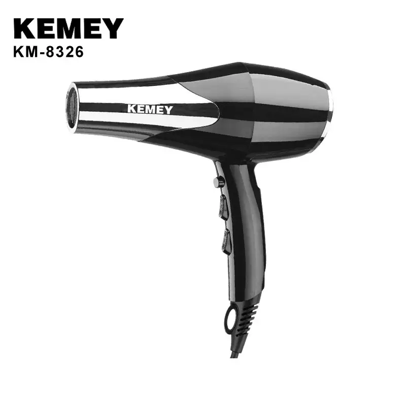 Kemei Hair Dryer KM-8326 3000W High Power Hair Dryer Blow Negative Oxygen Ion Stable Thermostat System Wholesale Hair Dryer