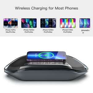 2024 Hot-Selling <strong>Multi</strong>-<strong>Functional</strong> Smart <strong>Speaker</strong> Wireless Charging with BT Connectivity and Clock Display - Product Image 2