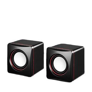 B08厂家批发便携式笔记本台式电脑USB迷你盒礼品盒小方形2.0音箱 - Product Image 1