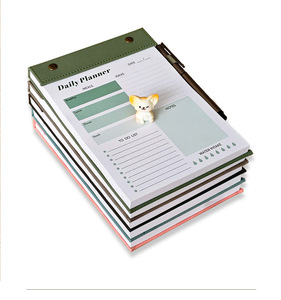 Benutzer definierte gedruckte bunte PU Leder Notizbuch Notizblock Tagebuch Notizbuch mit Tränen linien Planer - Product Image 6