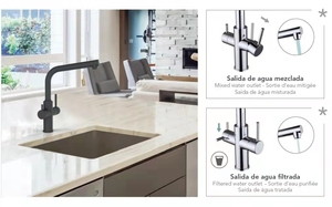 Sang Trọng Chịu Nóng 5 Trong 1 Đun Sôi Làm Lạnh Nhà Bếp Lấp Lánh Nước Sôi Tap Nước Nóng Lạnh Mixer Lọc Vòi Và Vòi - Product Image 2