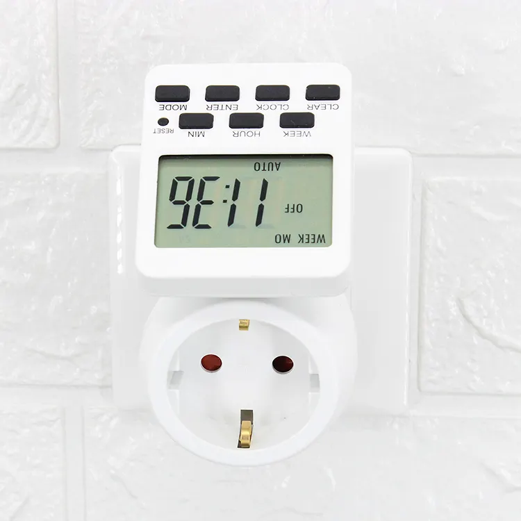 Wholesale Kitchen 24h Electric Theben 220V Plug in Timer with Dial PC Mini Digital Energy Saving Timer Switch 230v-50hz MGDT0201