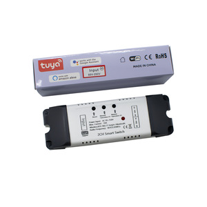 Tuya wifi smart modulo interruttore a pulsante relè autobloccante a 2 canali per 0V-230V 12V 24V funziona con alexa - Product Image 4