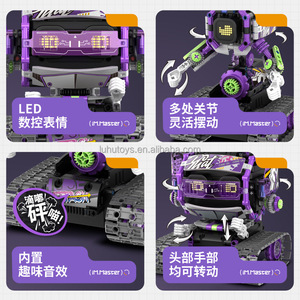 <strong>Technical</strong> Intelligent 3-in-1 Robot APP Remote Control Bricks Building Blocks <strong>Programming</strong> Toys for Kids Boy Gift Educational 5058 - Product Image 4