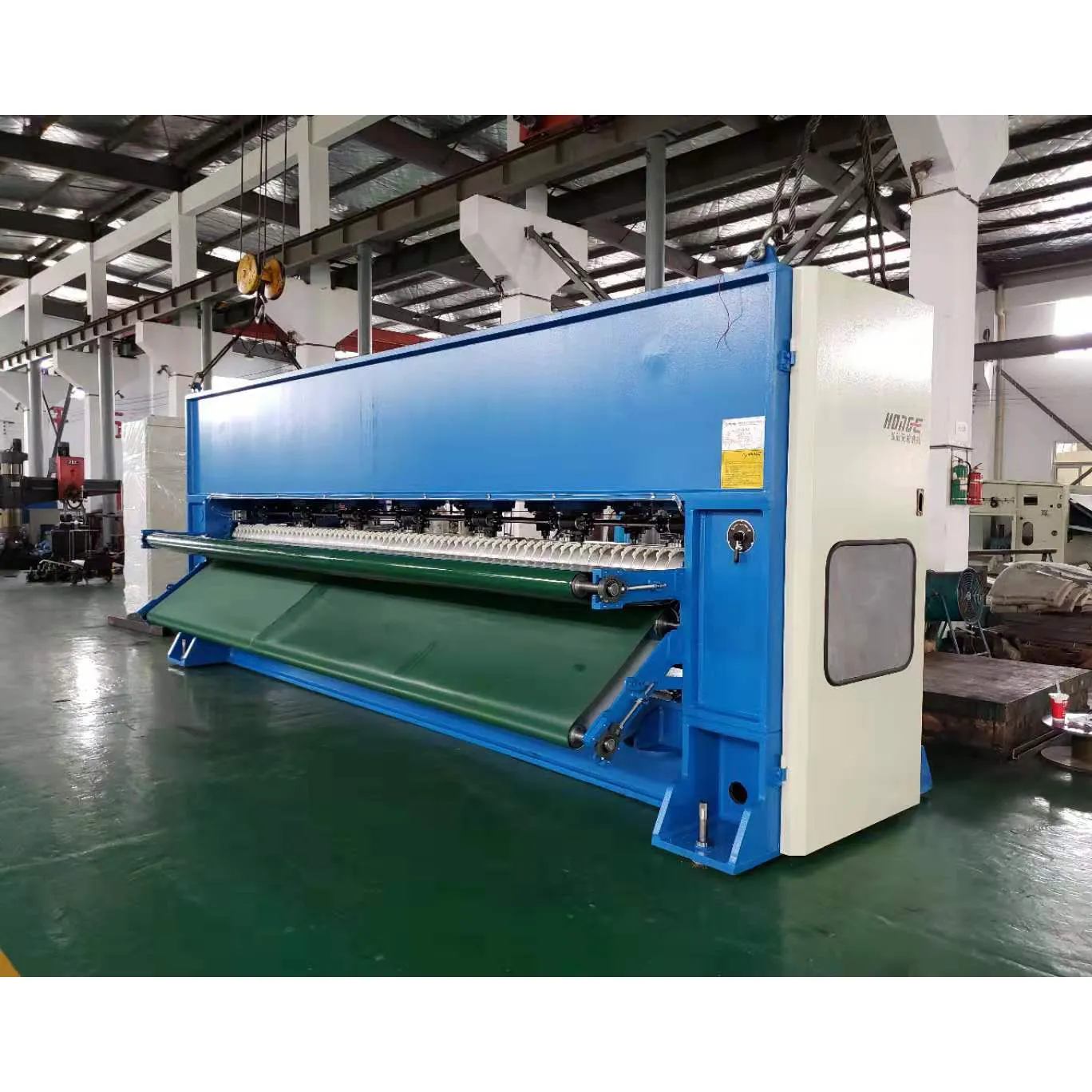 HongYi ISO9001 Needling and Shaping Various Fibers Middle-Speed Needle Punching Machine for Non-Woven Geotextile Blanket Felt