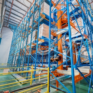 ASRS Warehouse Radio Shuttle Stacker Crane Pallet Shuttle Rack System Sistema de estantería de almacenamiento y recuperación automatizado de servicio pesado - Product Image 6
