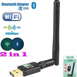 WB601 2-in-1 Bluetooth Wifi Adapter 600Mpbs Wifi Wireless <strong>Network</strong> Card USB Bluetooth Dongle for <strong>Computer</strong>