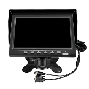Monitor de 7 pulgadas Entrada VGA Pantalla LCD Soporte de seguridad del vehículo Pantalla HD